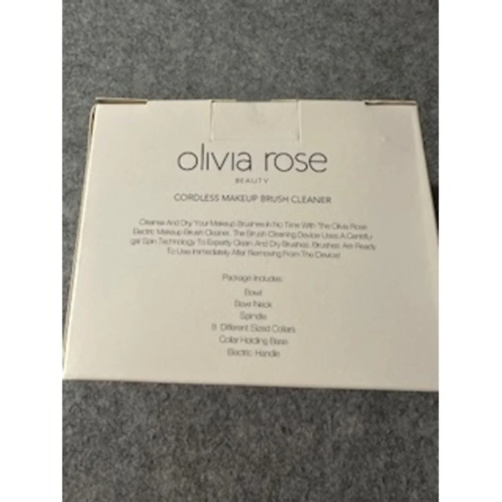 Olivia Rose Electric Cordless Battery Makeup Brush Cleaner, Spins & Dries Clean‎